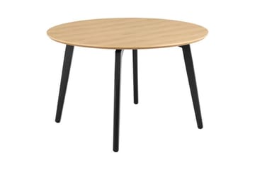 Motona Matgrupp Rund 120 cm + 4 st Salaman Matstolar - Grå/Svart - Möbler - Bord & matgrupp - Matgrupp