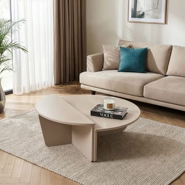 Mukund Runt Soffbord i Ljust Trä - Beige - Möbler - Bord & matgrupp - Soffbord