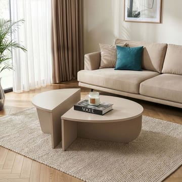 Mukund Soffbord 90 cm Rund - Mink - Möbler - Bord & matgrupp - Soffbord