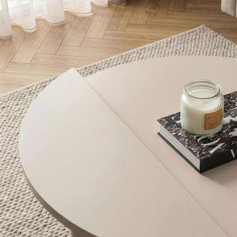 Mukund Soffbord 90 cm Rund - Mink - Möbler - Bord & matgrupp - Soffbord