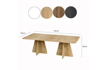 Munne Soffbord 120 cm - Ek - Möbler - Bord & matgrupp - Soffbord