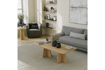 Munne Soffbord 120 cm - Ek - Möbler - Bord & matgrupp - Soffbord