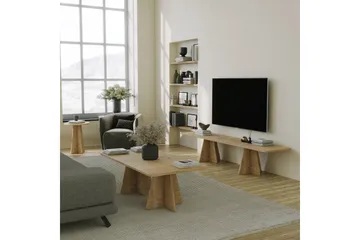 Munne Soffbord 120 cm - Ek - Möbler - Bord & matgrupp - Soffbord