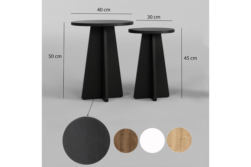 Munne Soffbord 40 cm - Svart - Möbler - Bord & matgrupp - Soffbord
