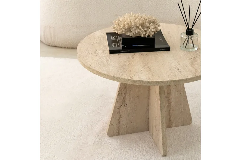 Munne Soffbord 60 cm - Beige - Möbler - Bord & matgrupp - Soffbord