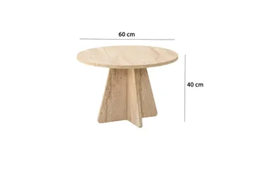 Munne Soffbord 60 cm - Beige - Möbler - Bord & matgrupp - Soffbord