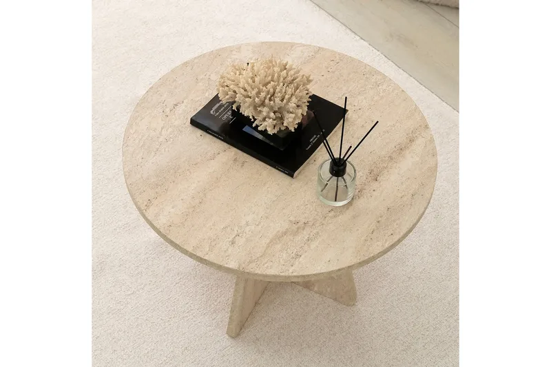 Munne Soffbord 60 cm - Beige - Möbler - Bord & matgrupp - Soffbord