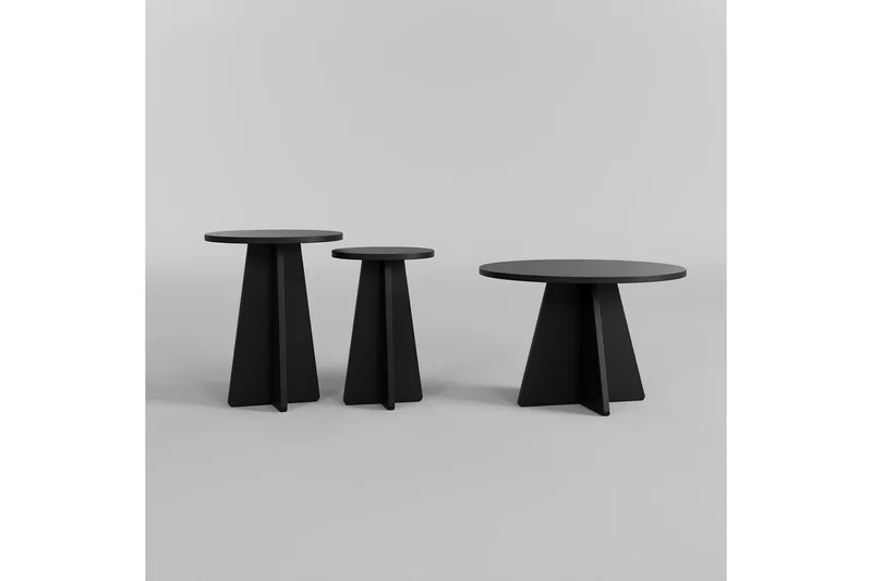 Munne Soffbord 60 cm, Svart