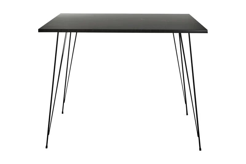 Murtwell Bord 90 cm - Svart/Vit - Möbler - Bord & matgrupp - Marmorbord