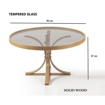 Namarta Soffbord 80 cm - Natur - Möbler - Bord & matgrupp - Soffbord