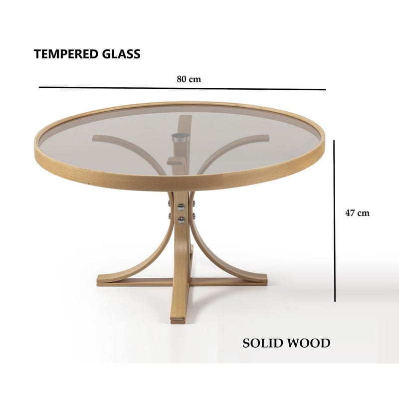 Namarta Soffbord 80 cm - Natur - Möbler - Bord & matgrupp - Soffbord