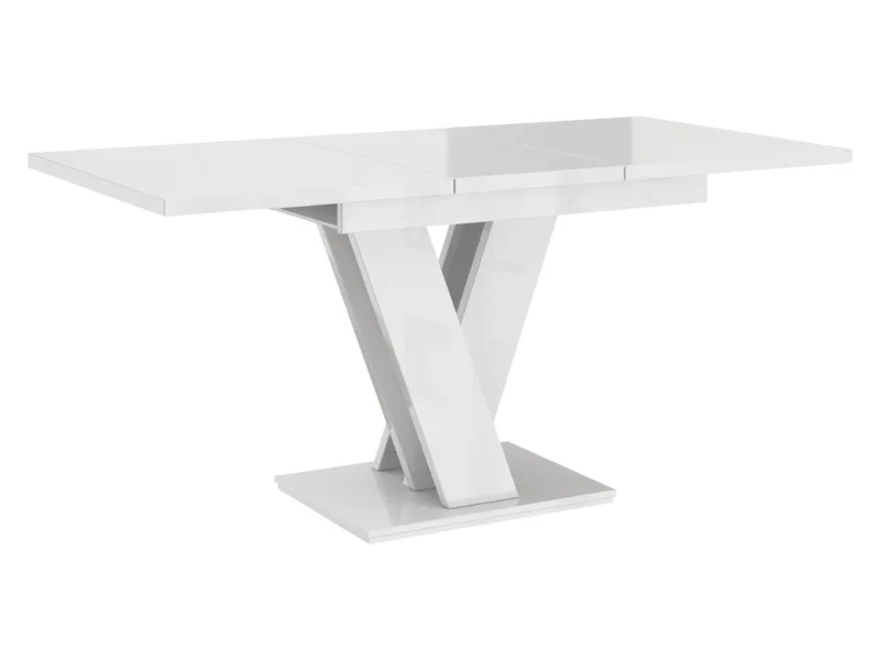 Nand Förlängningsbart Matbord 120-160 cm Rektangulär - Vit - Möbler - Bord & matgrupp - Matbord & köksbord