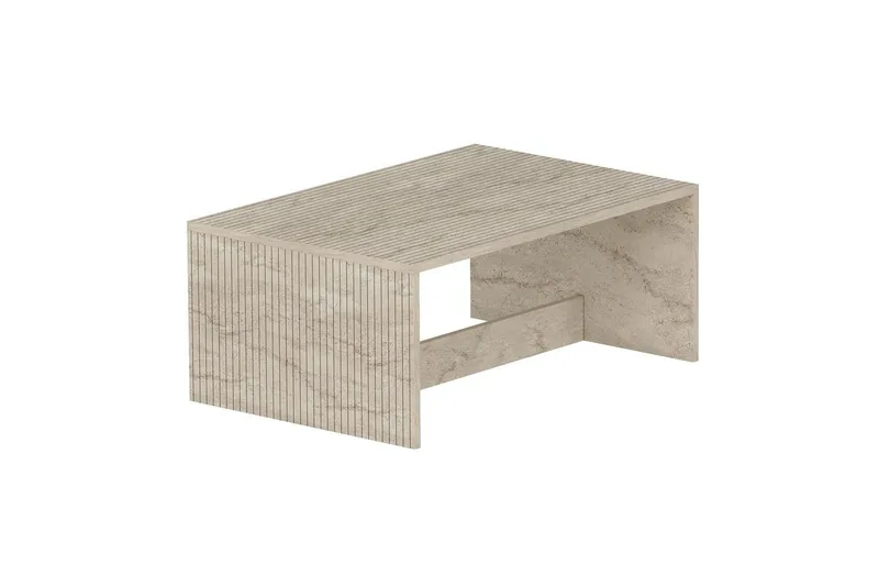 Naro Soffbord 90 cm, Beige