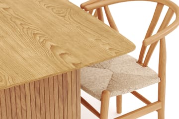 Navjot Matgrupp 140 cm med 4 Dastoori Matstol - Ek - Möbler - Bord & matgrupp - Matgrupp