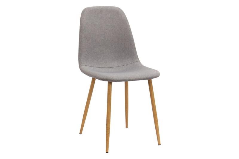 Neandir Ovalt Matbord 220 cm EK +  8 st Naira stol grå med ek ben - Natur/Grå - Möbler - Bord & matgrupp - Matgrupp