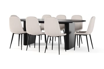 Beige - Svart