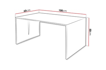 Nerima Soffbord 100 cm - Svart - Möbler - Bord & matgrupp - Soffbord