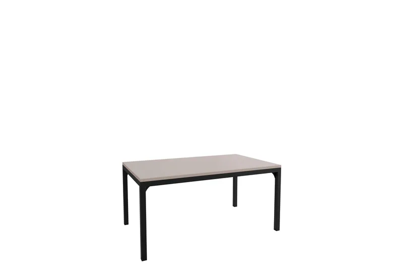 Nerima Soffbord 100 cm, Svart/Beige