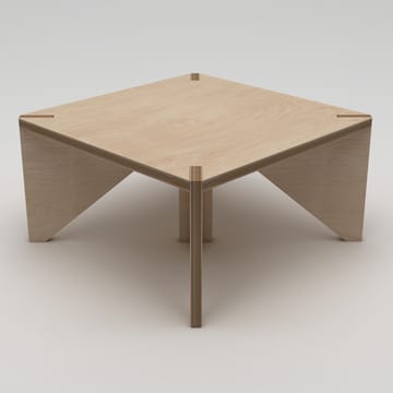Nirena Litet Kvadratiskt Soffbord 75 cm i Björk - Beige - Möbler - Bord & matgrupp - Soffbord