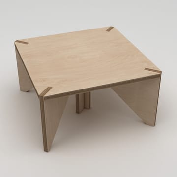 Nirena Litet Kvadratiskt Soffbord 75 cm i Bj örk - Beige - Möbler - Bord & matgrupp - Soffbord