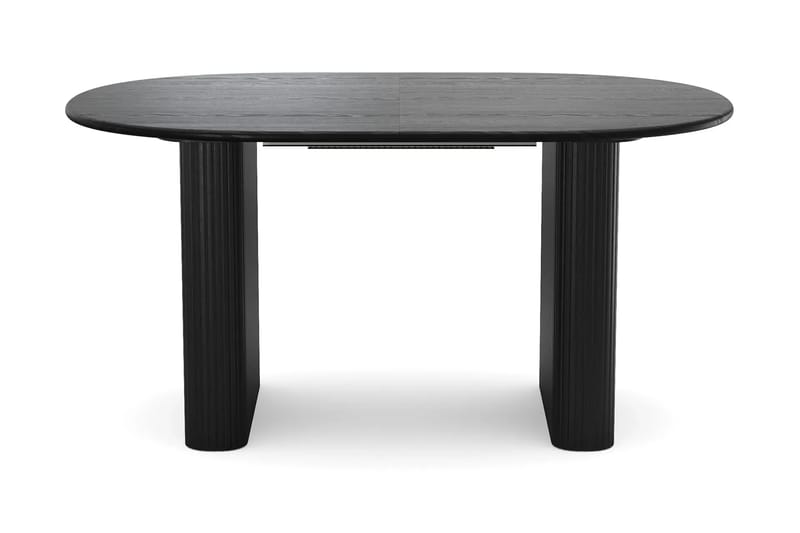 Noira Matgrupp 160-220 cm förlängningsbart i Svart med 6 Ronja Matstolar - Beige/Svart - Möbler - Bord & matgrupp - Matgrupp