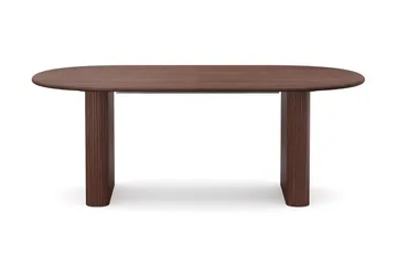 Noira Matgrupp 220-320 cm förlängningsbart i Valnöt med 6 Ronja Matstolar - Valnöt - Möbler - Bord & matgrupp - Matgrupp
