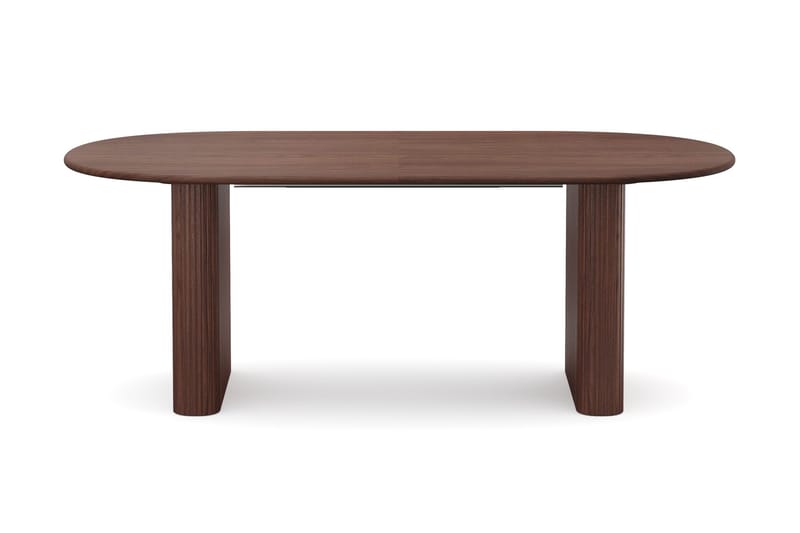 Noira Matgrupp 220-320 cm förlängningsbart i Valnöt med 6 Ronja Matstolar - Valnöt - Möbler - Bord & matgrupp - Matgrupp