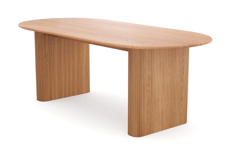 Noira Matgrupp 220 cm rektangulärt med 6 Nibe Plus Mastolar - Ek - Möbler - Bord & matgrupp - Matgrupp