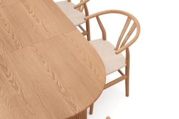 Noira Matgrupp förlängningsbart 160-220 cm Ek med 6 Dastoori Matstolar - Ek - Möbler - Bord & matgrupp - Matgrupp