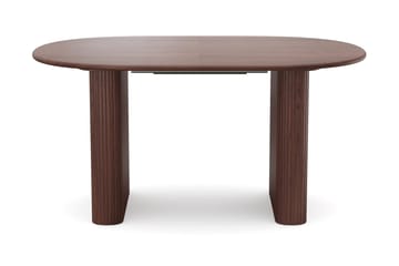 Noira Matgrupp förlängningsbart 160-220 cm Valnöt med 6 Milva Matstolar - Valnöt - Möbler - Bord & matgrupp - Matgrupp