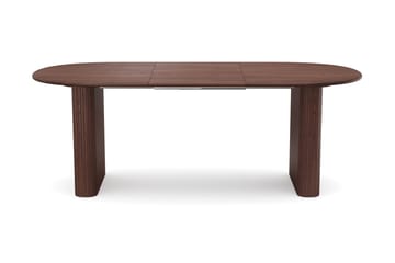 Noira Matgrupp förlängningsbart 160-220 cm Valnöt med 6 Milva Matstolar - Valnöt - Möbler - Bord & matgrupp - Matgrupp