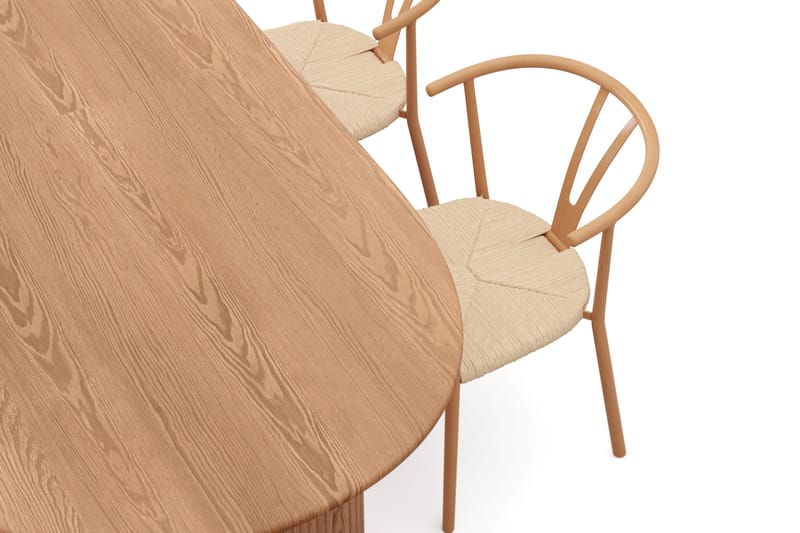 Noira Matgrupp förlängningsbart 220-320 cm Ek med 6 Elysia Matstolar - Ek - Möbler - Bord & matgrupp - Matgrupp