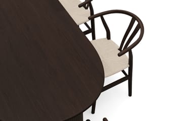 Noira Matgrupp förlängningsbart 220-320 cm Rökt Ek med 6 Dastoori Matstolar - Rökt ek - Möbler - Bord & matgrupp - Matgrupp