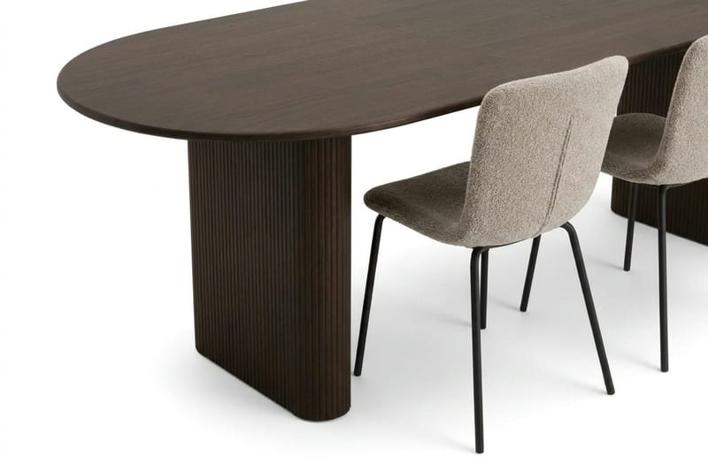 Noira Matgrupp förlängningsbart 220-320 cm Rökt Ek med 6 Katy Matstolar - Rökt ek - Möbler - Bord & matgrupp - Matgrupp