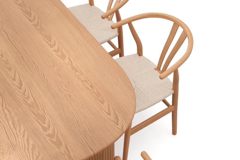 Noira Matgrupp rektangulärt 220 cm Ek med 6 Dastoori Matstolar - Ek - Möbler - Bord & matgrupp - Matgrupp