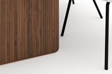 Noira Ovalt Matbord 220 cm med 6 Berit Stolar - Brun - Möbler - Bord & matgrupp - Matgrupp