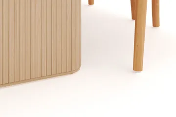 Noira Ovalt Matgrupp 220 cm med 6 Dastoori Matstol - 2220068-6,2098439-1 - Natur - Möbler - Bord & matgrupp - Matgrupp