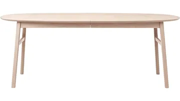 Nordal Matbord Förlängningsbar 105x205-305 cm - Vitpigmenterad - Möbler - Bord & matgrupp - Matbord & köksbord