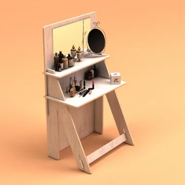 Norena Sminkbord 85 cm - Naturträ - Möbler - Bord & matgrupp - Sminkbord & toalettbord