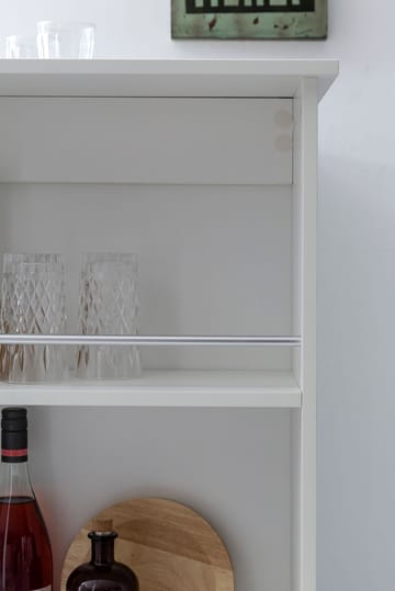 Norova Barbord 120 cm - Vit och silver - Möbler - Bord & matgrupp - Barbord & ståbord