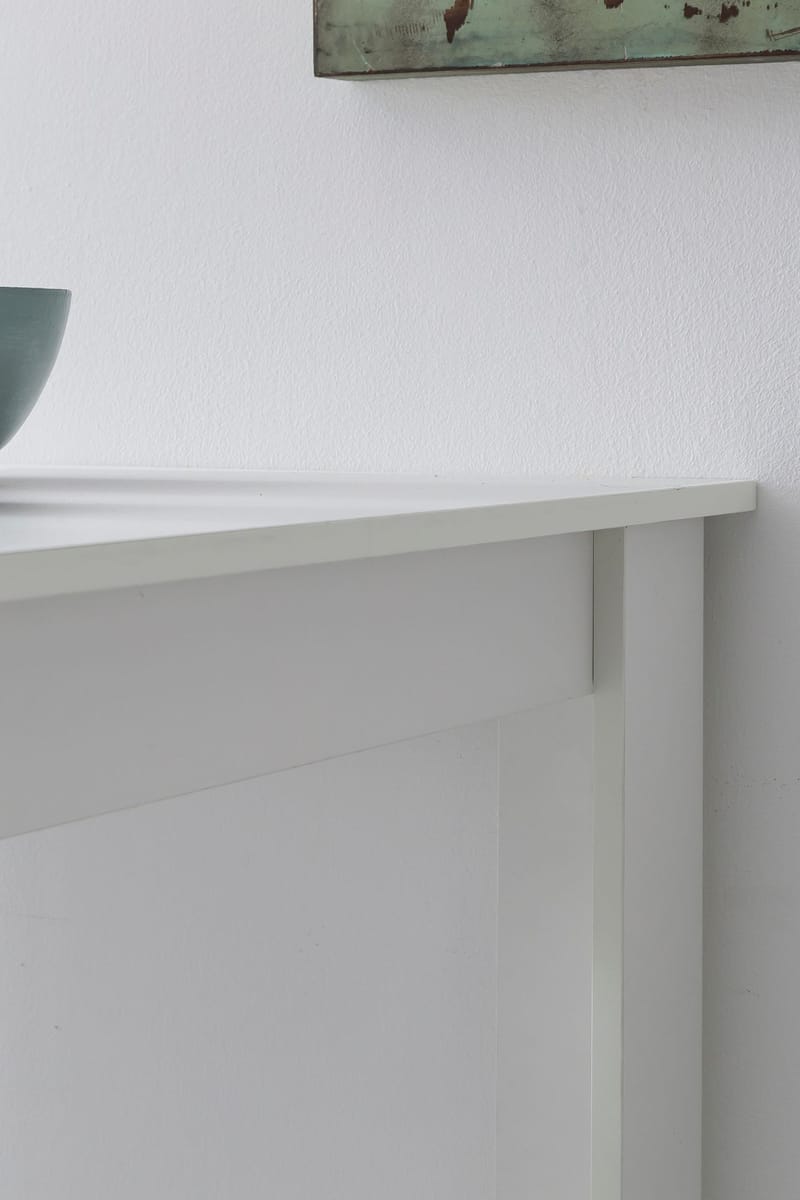Norova Barbord 120 cm - Vit och silver - Möbler - Bord & matgrupp - Barbord & ståbord