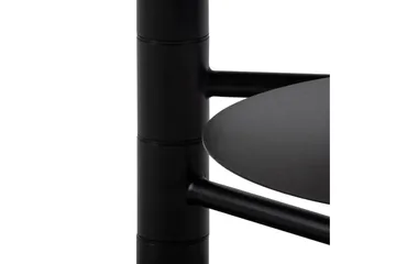 Northmere Utdragbart Runt Soffbord 60 cm i Sten med Svängbara Sidoskivor - Vit - Möbler - Bord & matgrupp - Marmorbord