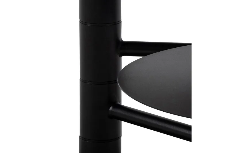 Northmere Utdragbart Runt Soffbord 60 cm i Sten med Svängbara Sidoskivor - Vit - Möbler - Bord & matgrupp - Marmorbord