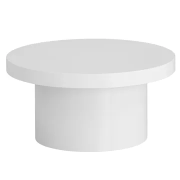 Norvasen Soffbord 60 cm Rund - Högglansvit - Möbler - Bord & matgrupp - Soffbord