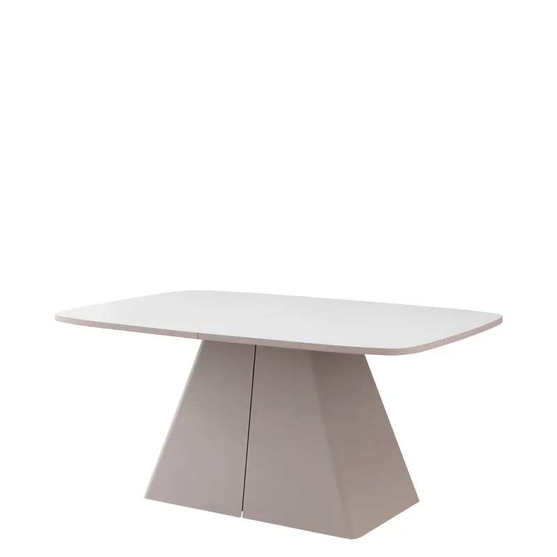 Novaj Matbord förlängningsbart 180-256 cm, beige, vit