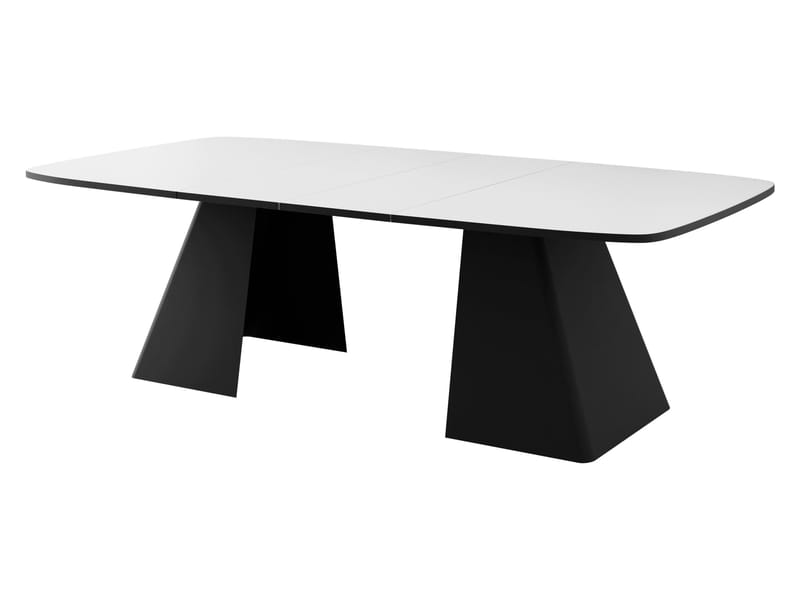 Novaj Matbord förlängningsbart 180-256 cm - svart, vit - Möbler - Bord & matgrupp - Matbord & köksbord