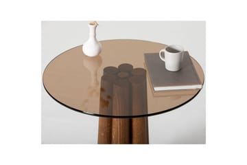 Novera Soffbord 50 cm - Brons/Valnöt - Möbler - Bord & matgrupp - Soffbord