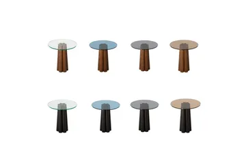 Novera Soffbord 50 cm - Svart/Bl å - Möbler - Bord & matgrupp - Soffbord