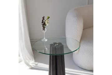 Novera Soffbord 50 cm - Transparent/Svart - Möbler - Bord & matgrupp - Soffbord