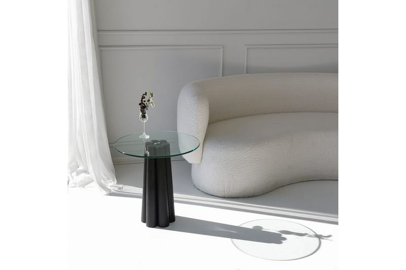 Novera Soffbord 50 cm - Transparent/Svart - Möbler - Bord & matgrupp - Soffbord
